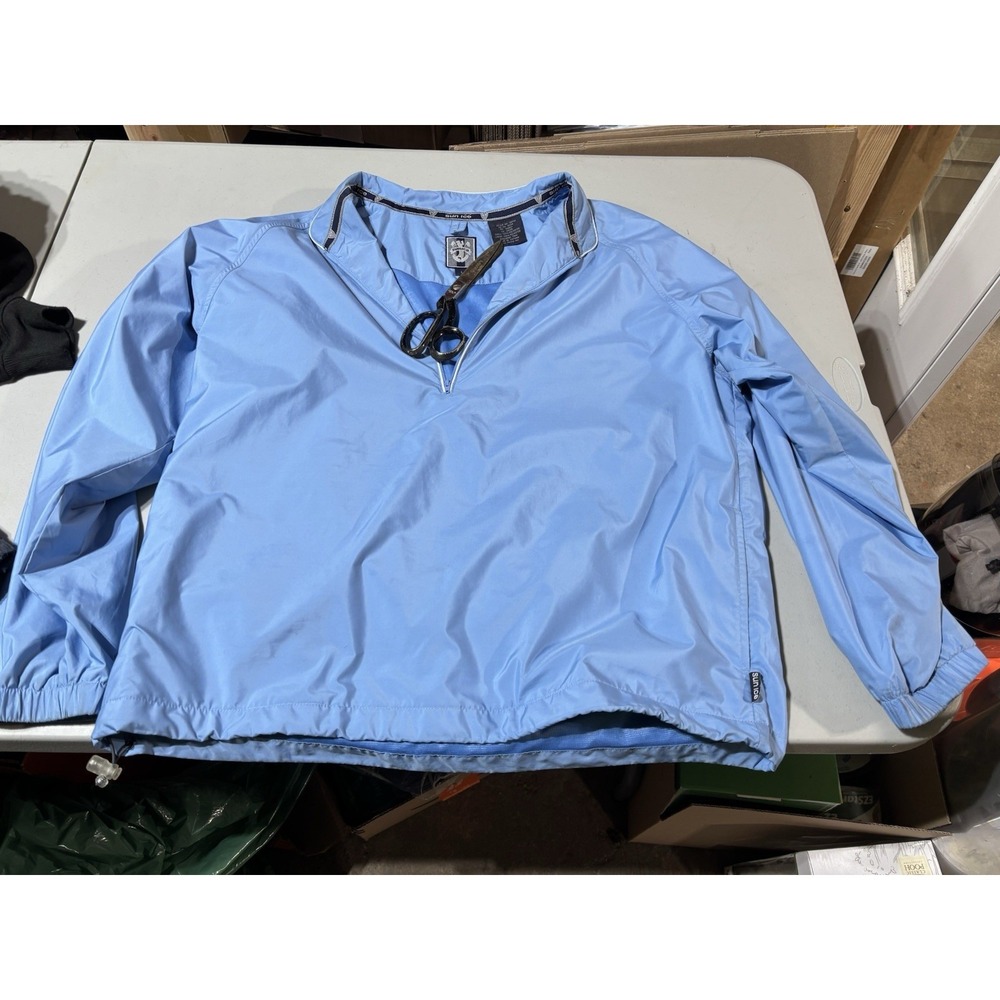 Sunice Golf Jacket Mens Blue 1/4 Quarter Zip Weather L